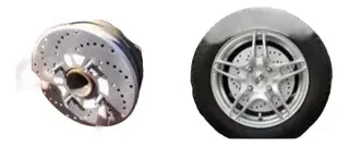 Chapas Cubre Discos Freno Brake Cover Tuning Plateado
