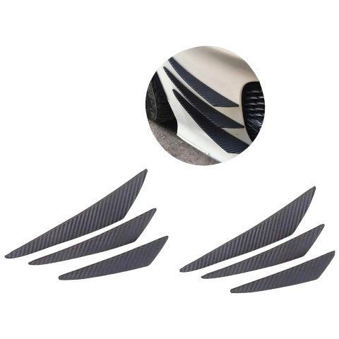 6pcs universales bumper spoiler