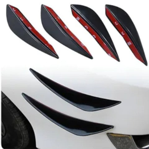Difusores Laterales Body Kit X4 Negro Piano