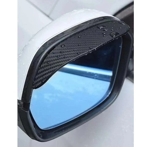 2 Piezas Viseras De Lluvia Para Espejo Retrovisor De Coche