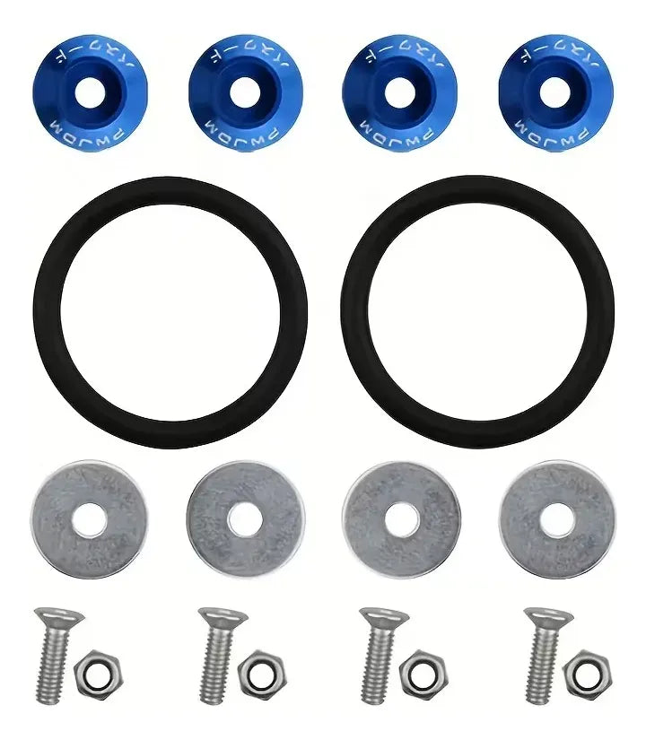 Ganchos Sujeta Puntas Paragolpes Tuning C/ Aro Goma Juego