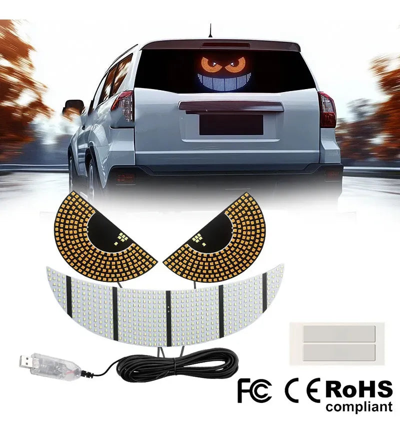 Luz Led Ojos De Diablo 11 Modos Auto/camión