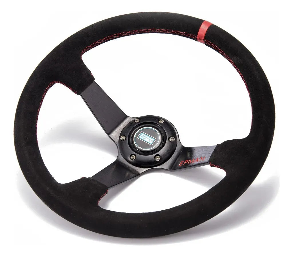 Volante Deportivo Desplazado Gamuza Epman Italy Universal