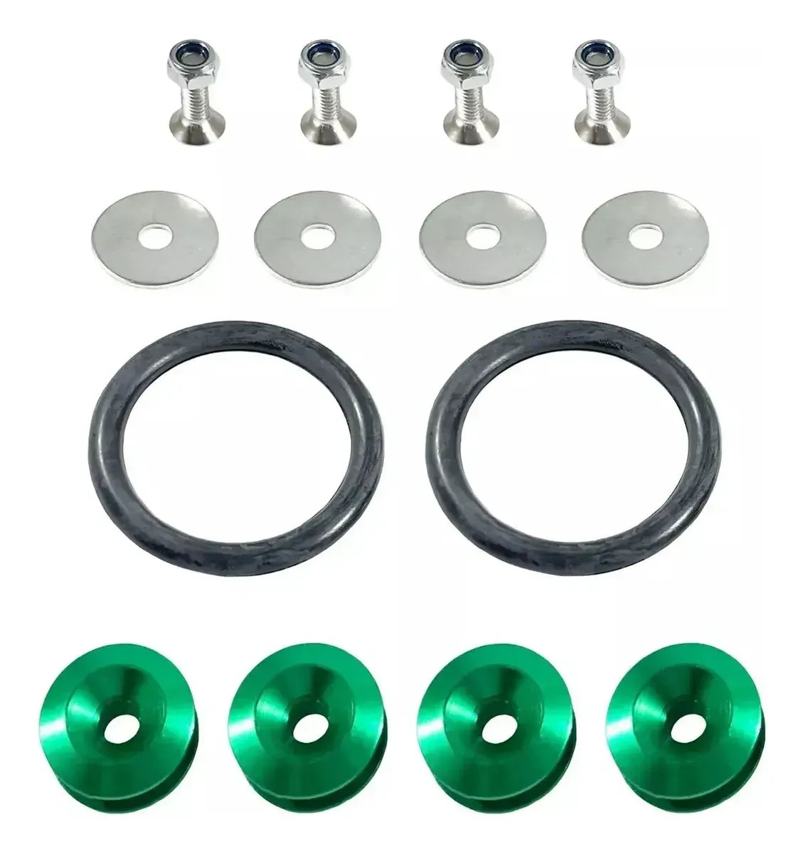 Ganchos Sujeta Puntas Paragolpes Tuning C/ Aro Goma Juego