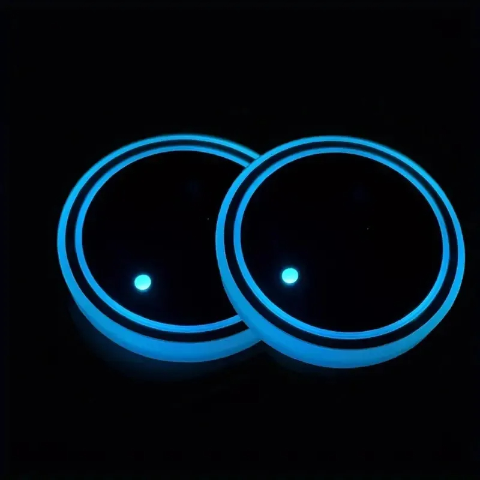 Posavaso Apoya Vaso Led Multicolor X2