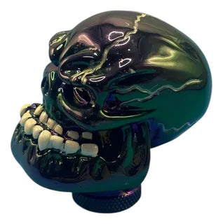 Pomo Palanca De Cambios Calavera Tornasol Universal
