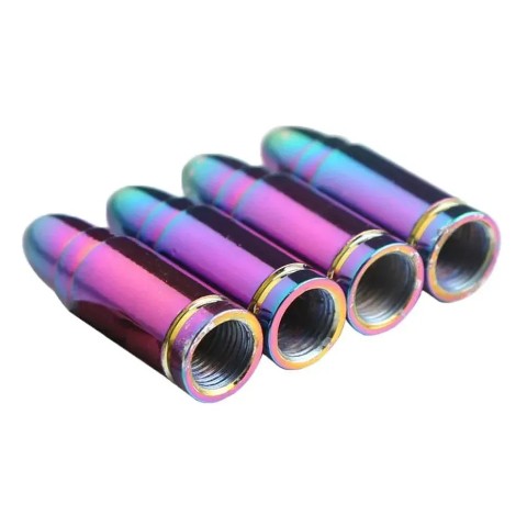 Tapas Válvula Tapones Para Ruedas Aluminio X4 Unidades