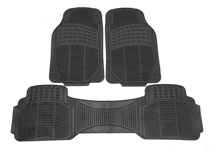 Combo Cubre Volante EcoCuero + Set Alfombras 100% Goma