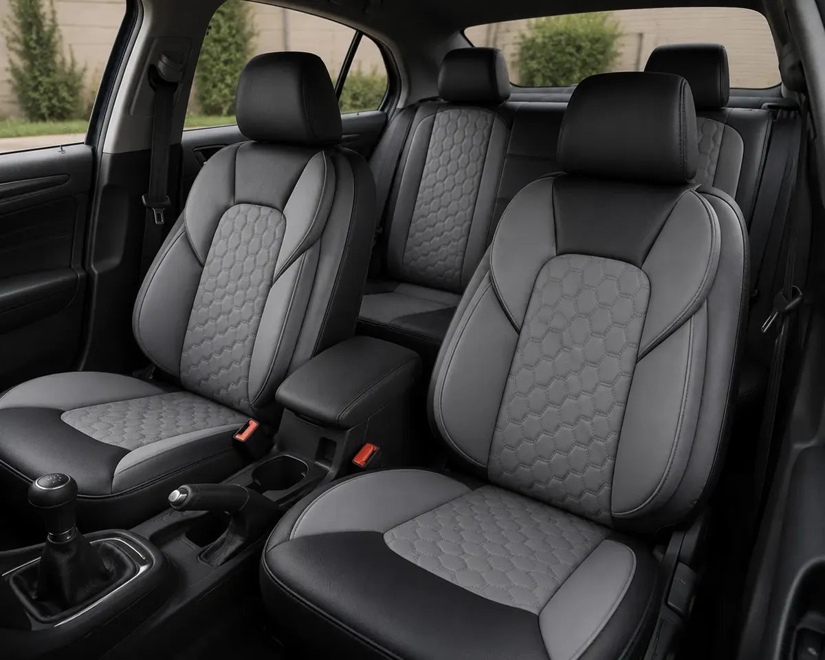 Funda Cubreasiento Premium Acolchonada Eco cuero
