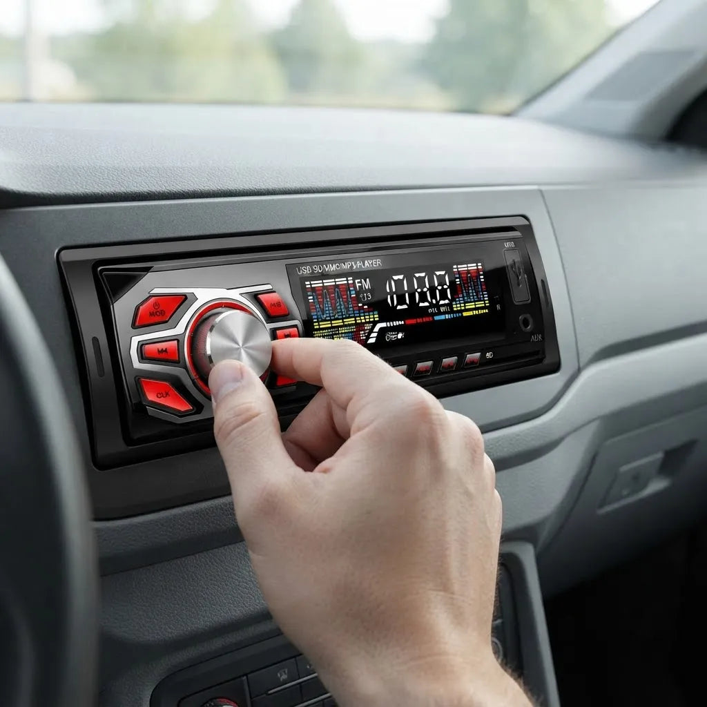 Radio Auto 1 Din Bluetooth/auxiliar/usb/sd/rca