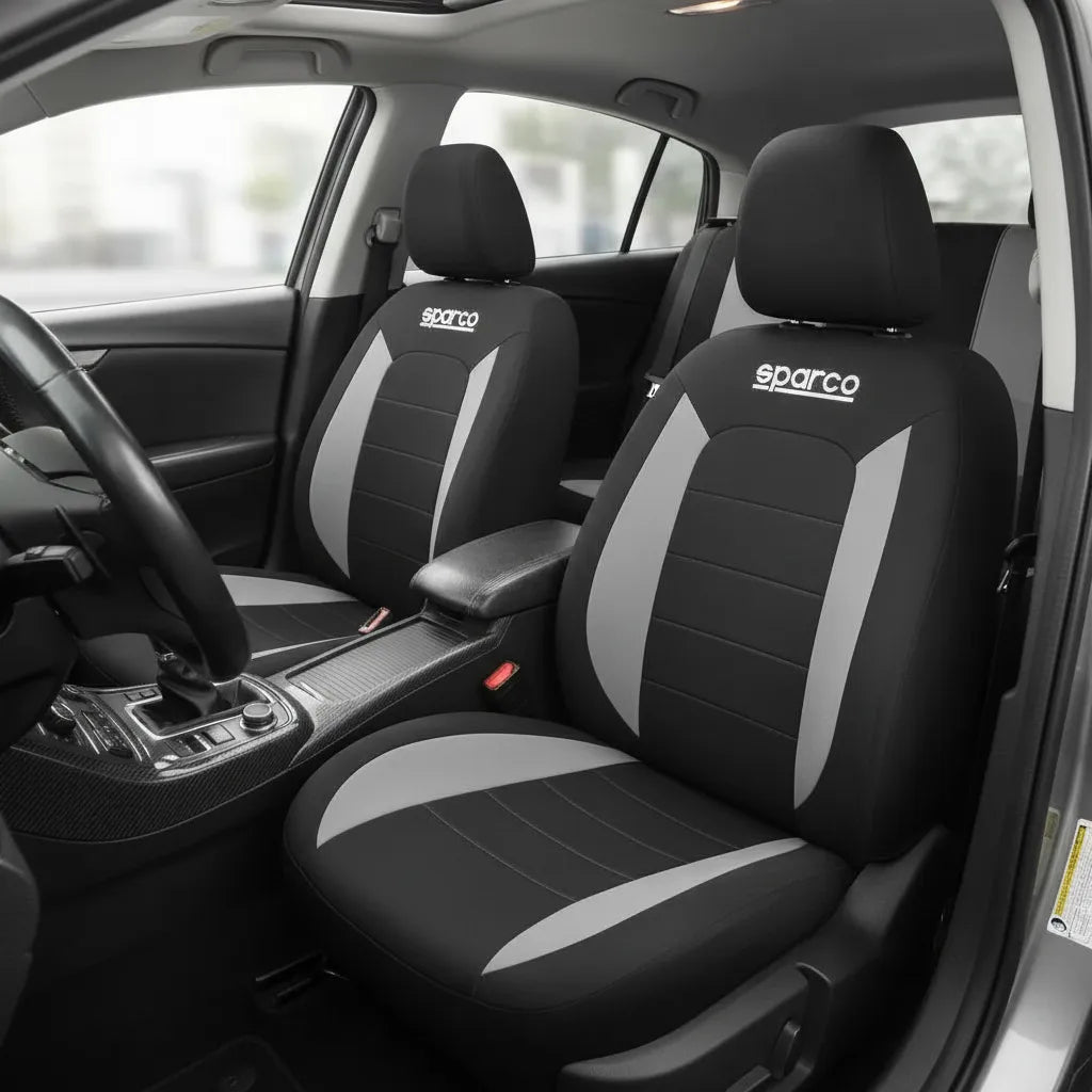 Cubre Asiento Universal Sparco Premium Set Completo