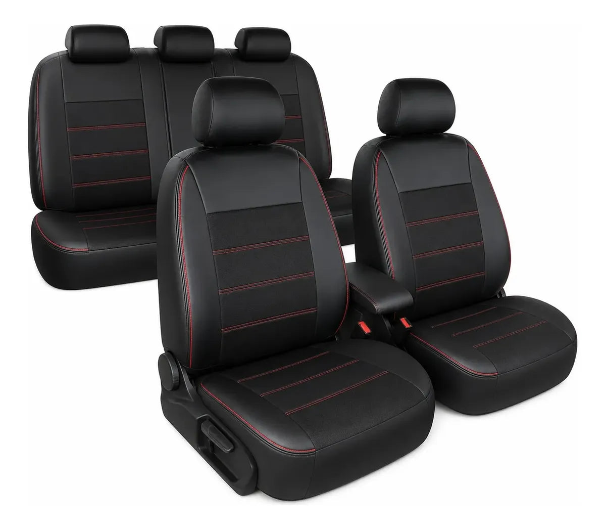 Combo Cubreasiento Eco Cuero + Alfombras + Cubre Volante