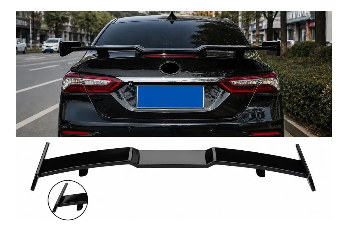 Alerón Deportivo Universal Negro Brillante Auto Sedan