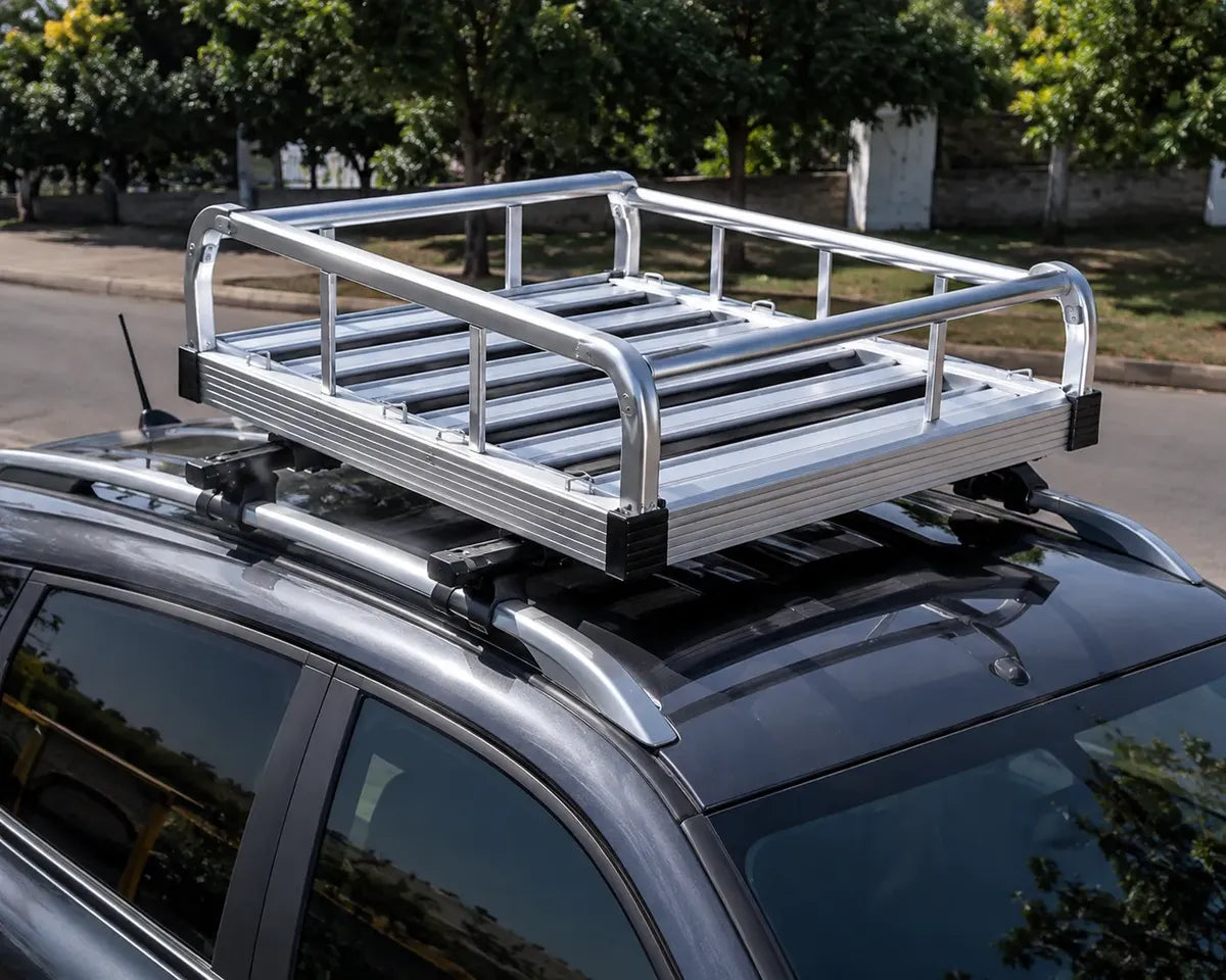 Barra Portaequipaje Parrilla Techo Auto/Camioneta Reforzada