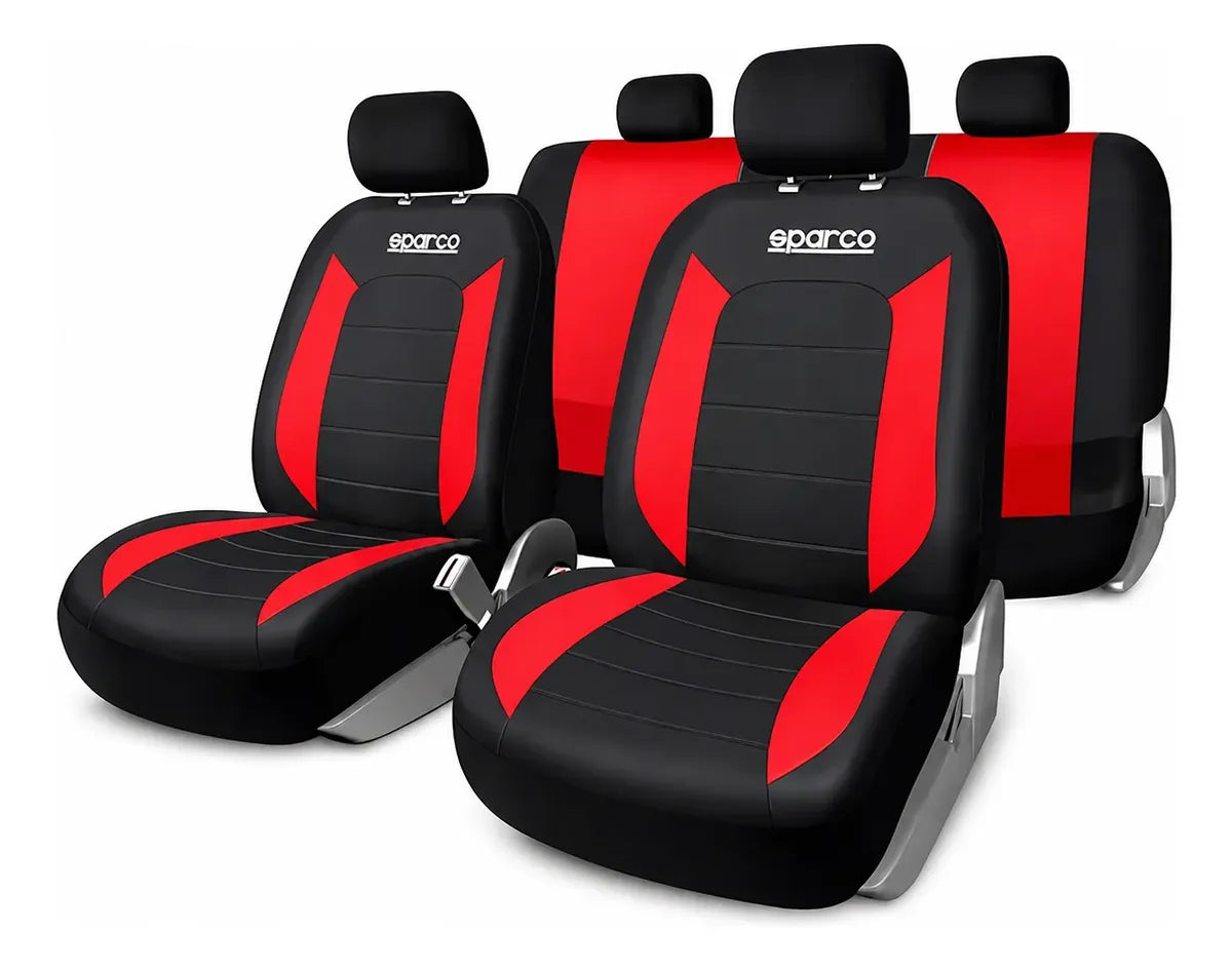 Cubre Asiento Universal Sparco Premium Set Completo
