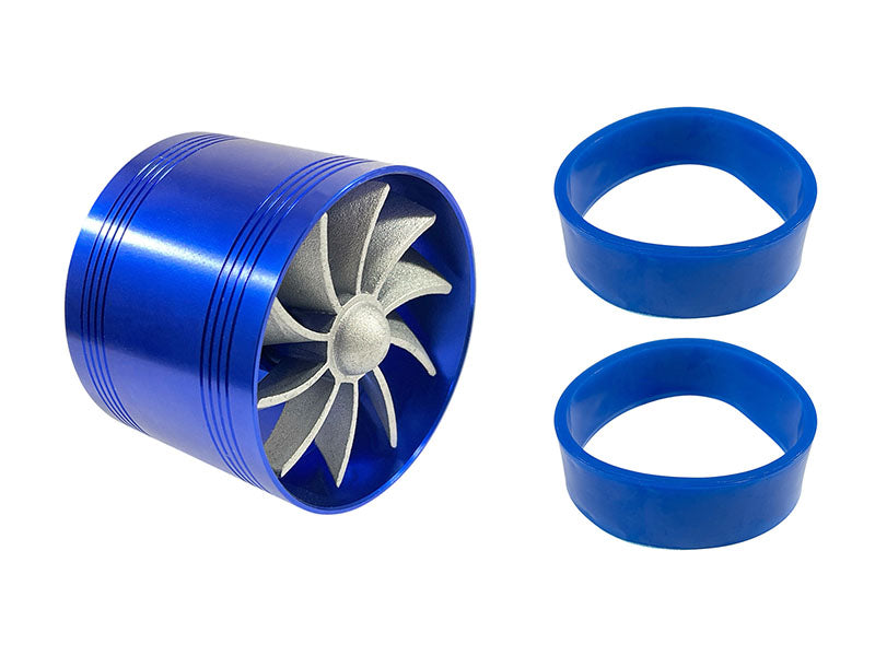Ventilador Turbina Admision De Aire Azul Chico
