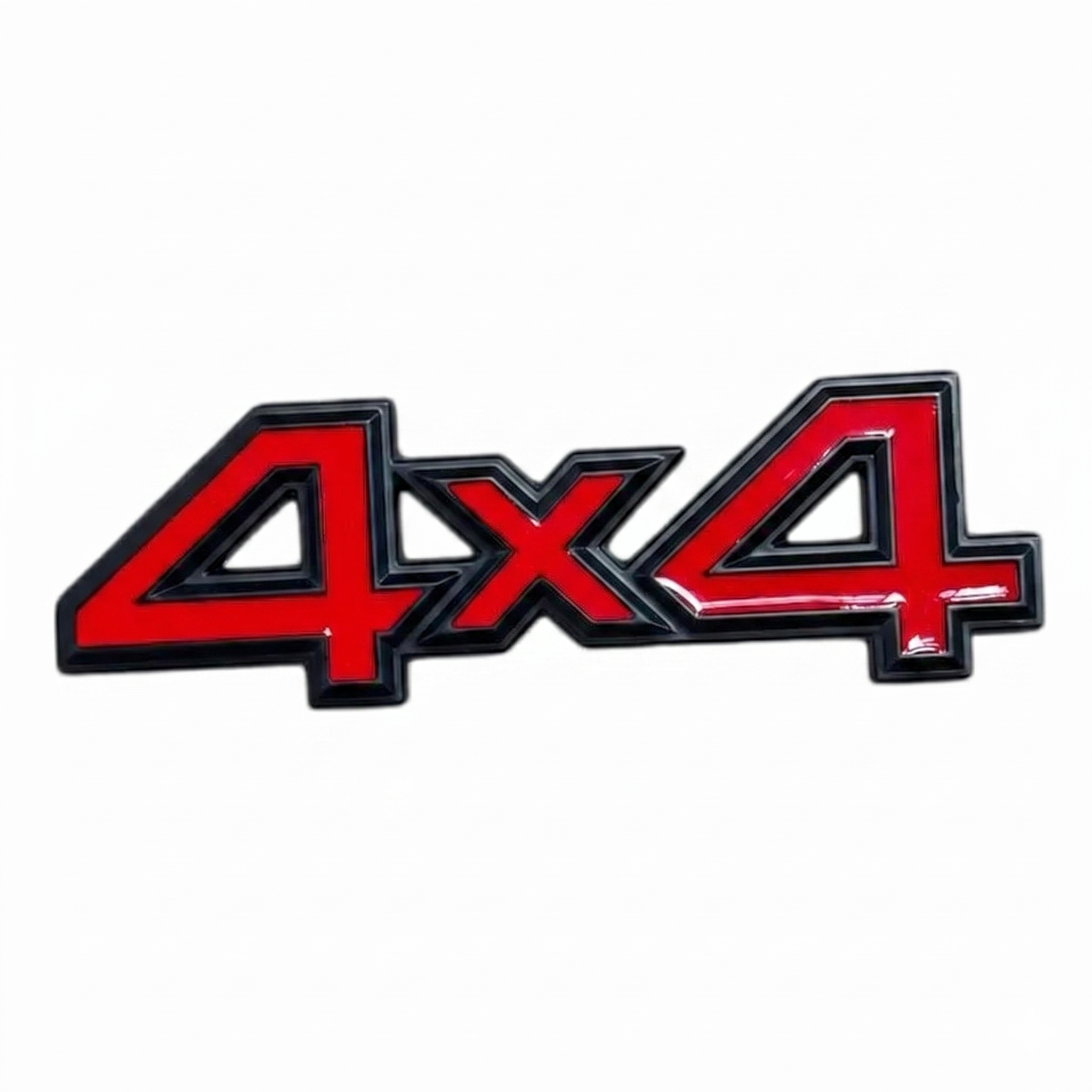 Insignia Metal Adhesiva 4x4 Cromo Off Road Premium