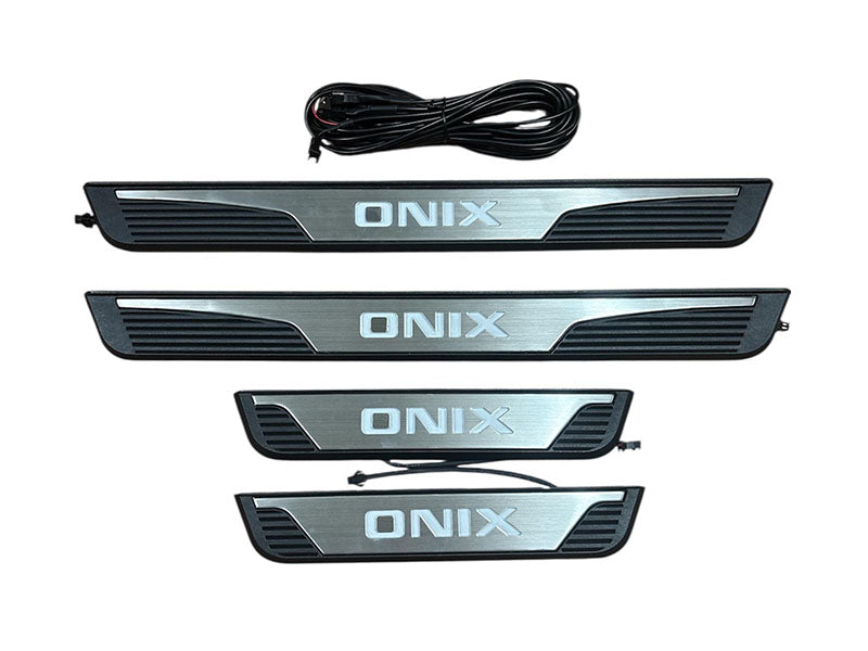 Protector Cubre Zócalo Led Premium Adhesivo Chevrolet Onix