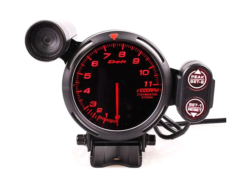 Tacómetro Shifter Rpm 12v Regulable Con Cañón De Luz