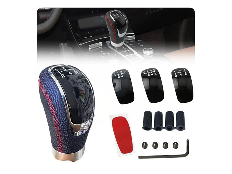 Pomo Palanca Cambio Cuero Universal Varias Transmisiones