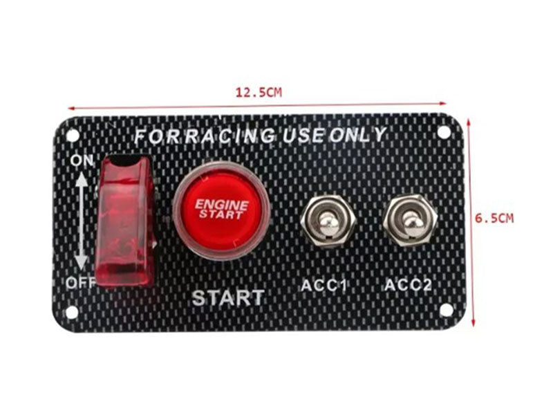 Tabler botón de arranque Racing