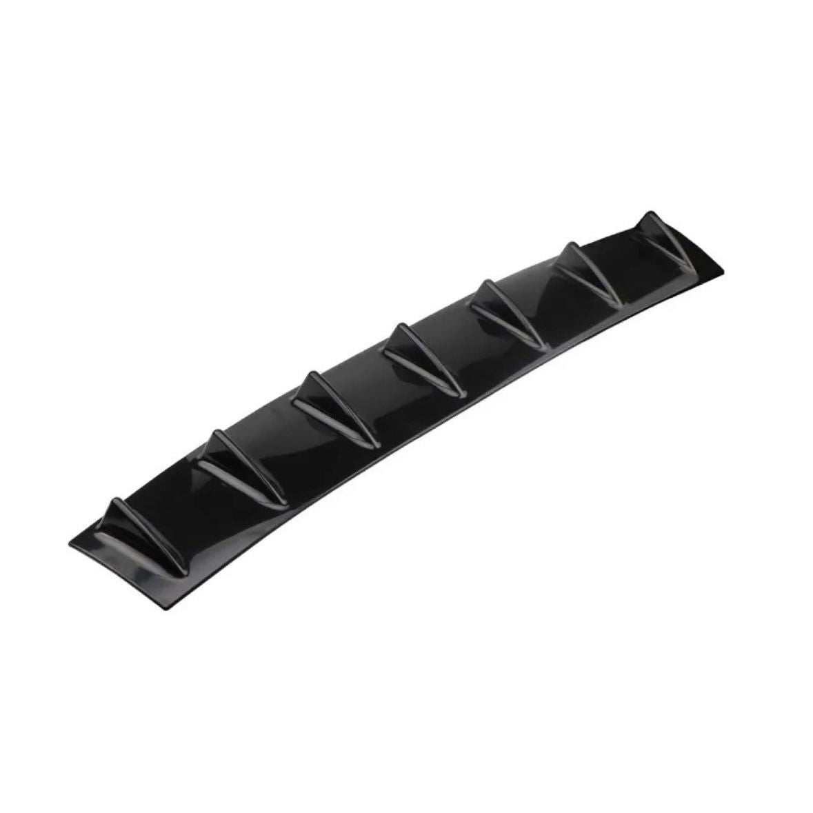 Spoiler Difusor Trasero Parachoques Universal Negro Piano