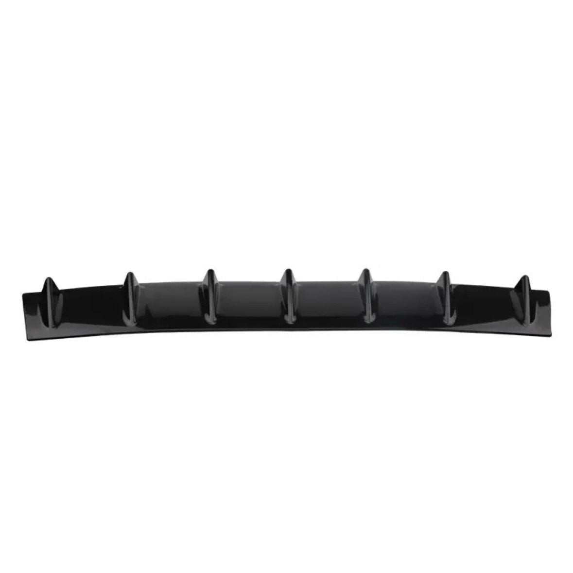 Spoiler Difusor Trasero Parachoques Universal Negro Piano