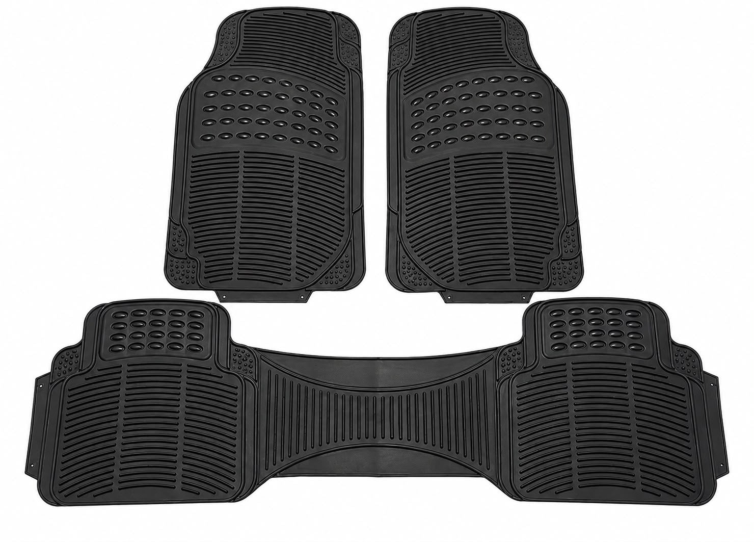 Juego Cubre Asiento Eco Cuero + Set Alfombras 100% Goma