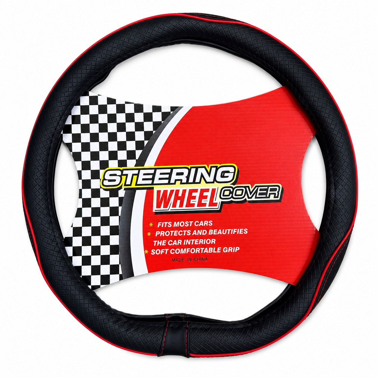 Cubre Volante Recto Abajo Premium Eco Cuero