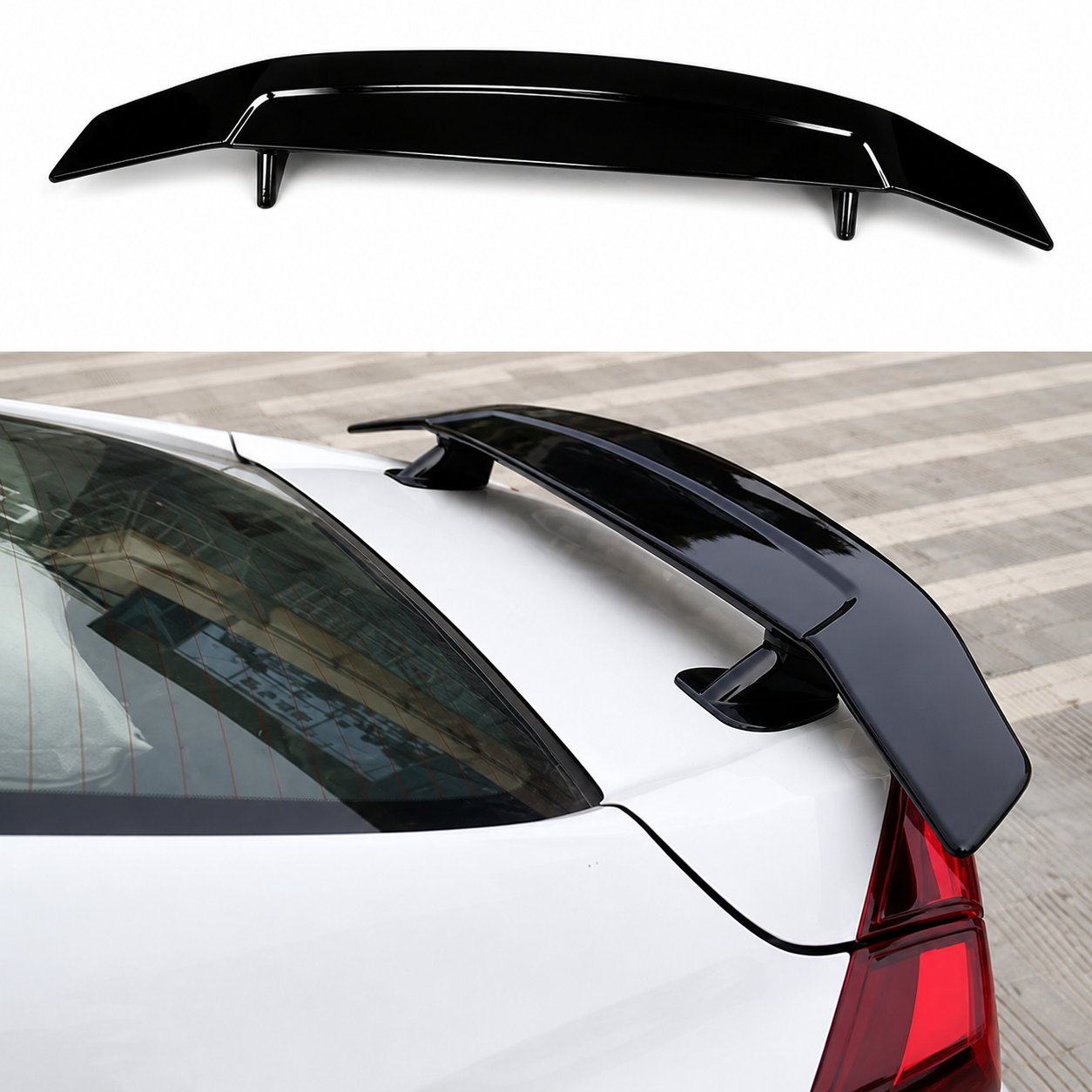 Alerón Universal Auto Sedan c/Luz