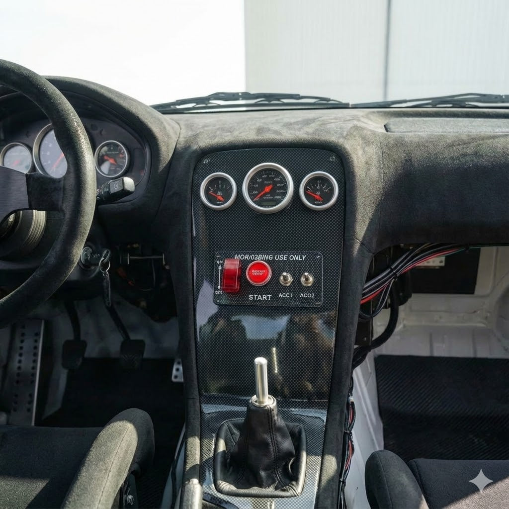 Tabler botón de arranque Racing