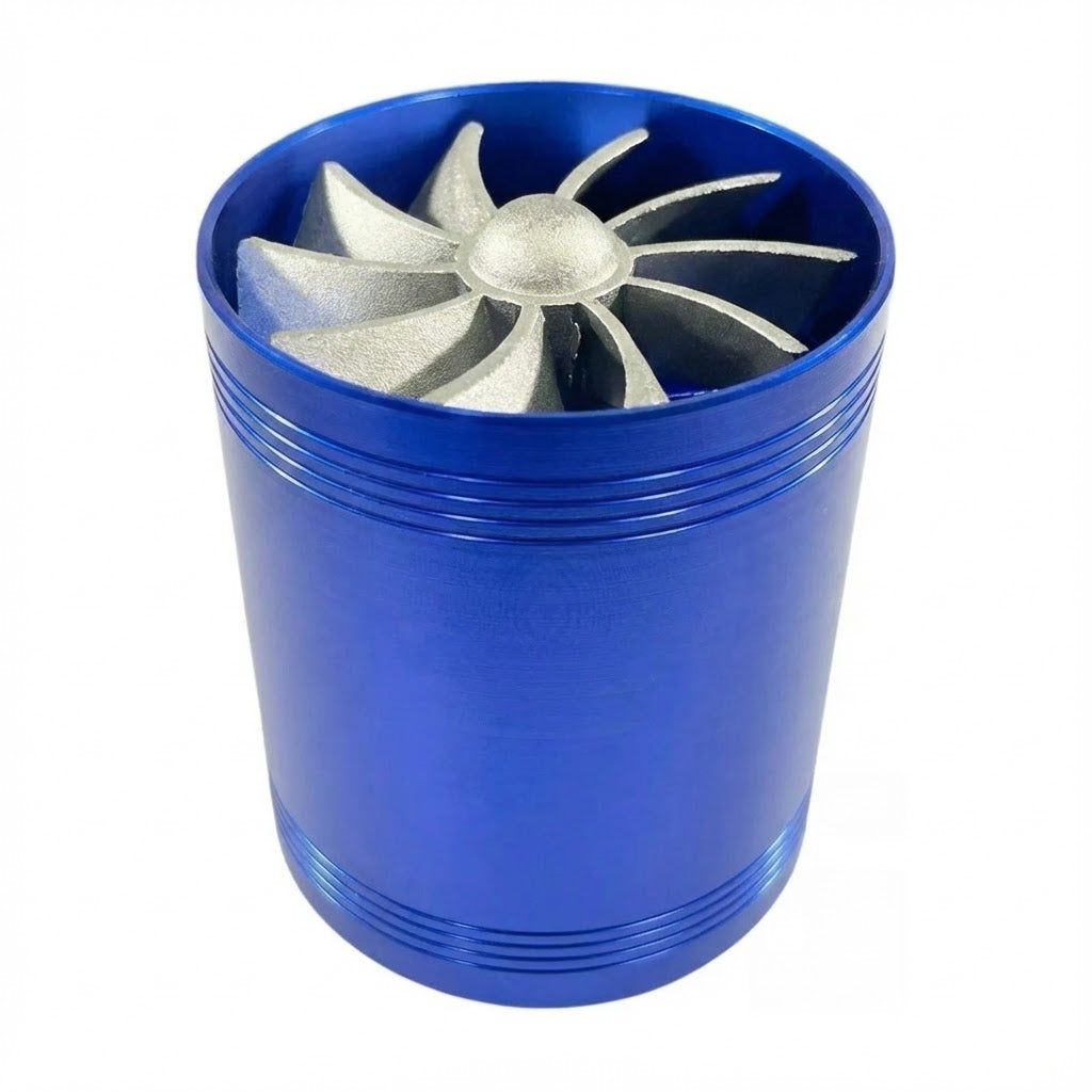 Ventilador Turbina Admision De Aire Azul Grande