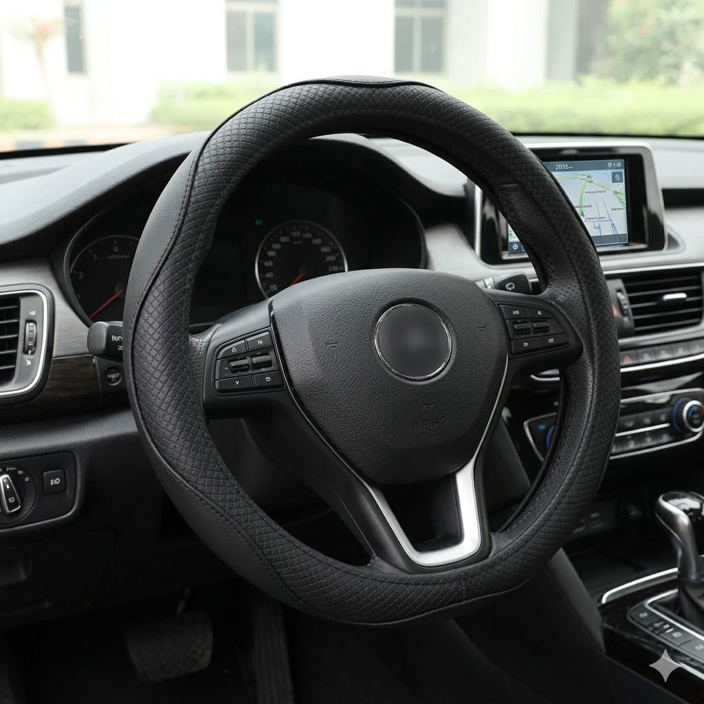 Cubre Volante Recto Abajo Premium Eco Cuero