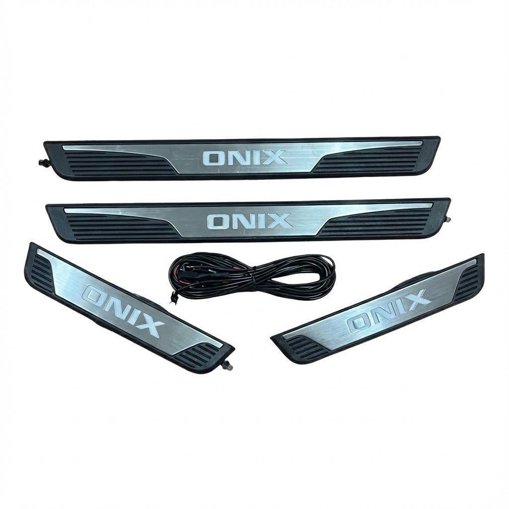 Protector Cubre Zócalo Led Premium Adhesivo Chevrolet Onix